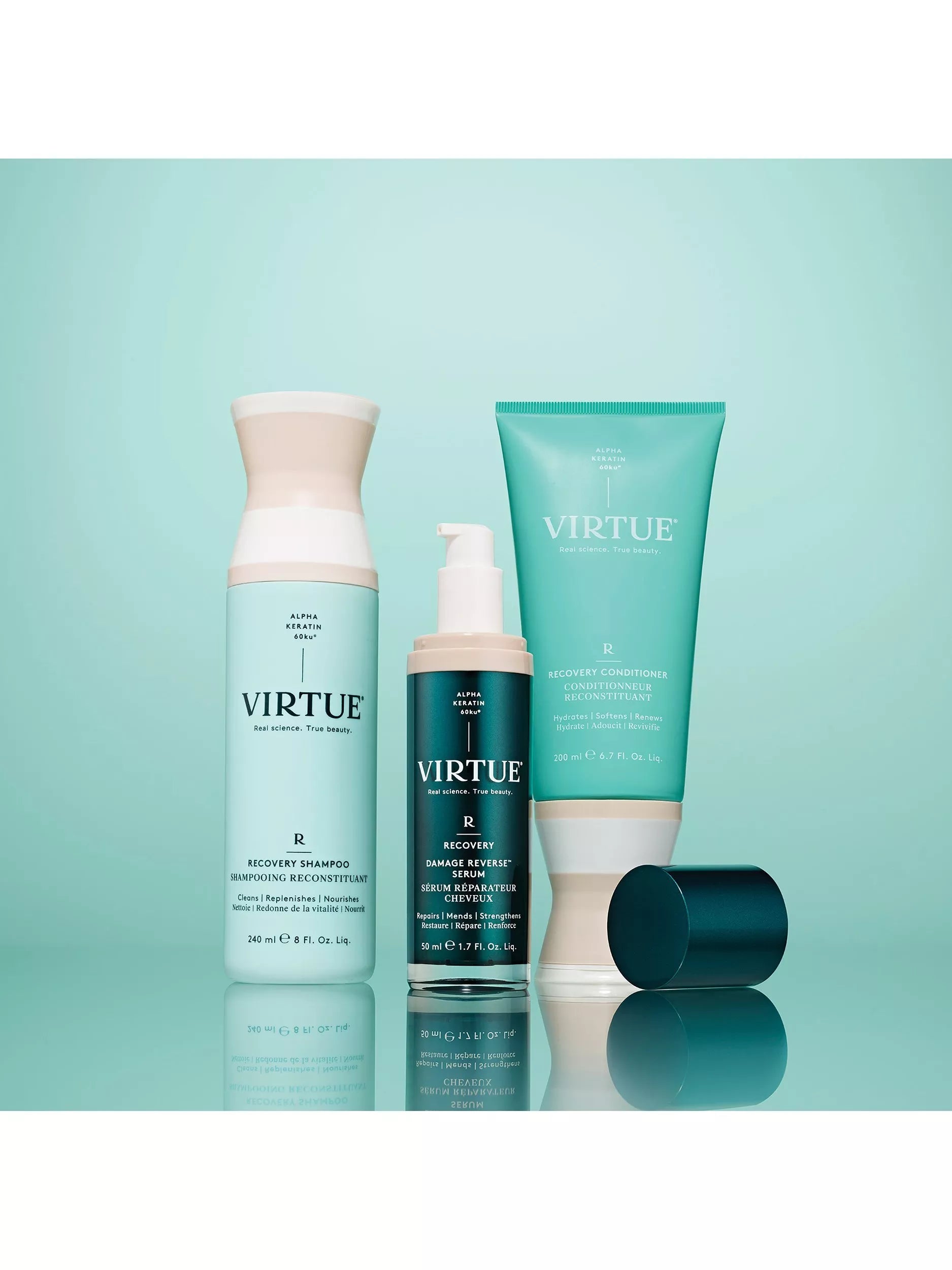 Virtue Damage Reverse hair repair serum 50ml (British brand)