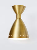 John Lewis Oscar Wall Light, Brass
