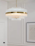 John Lewis Shiminista large chandelier pendant ceiling light matte brass - British product