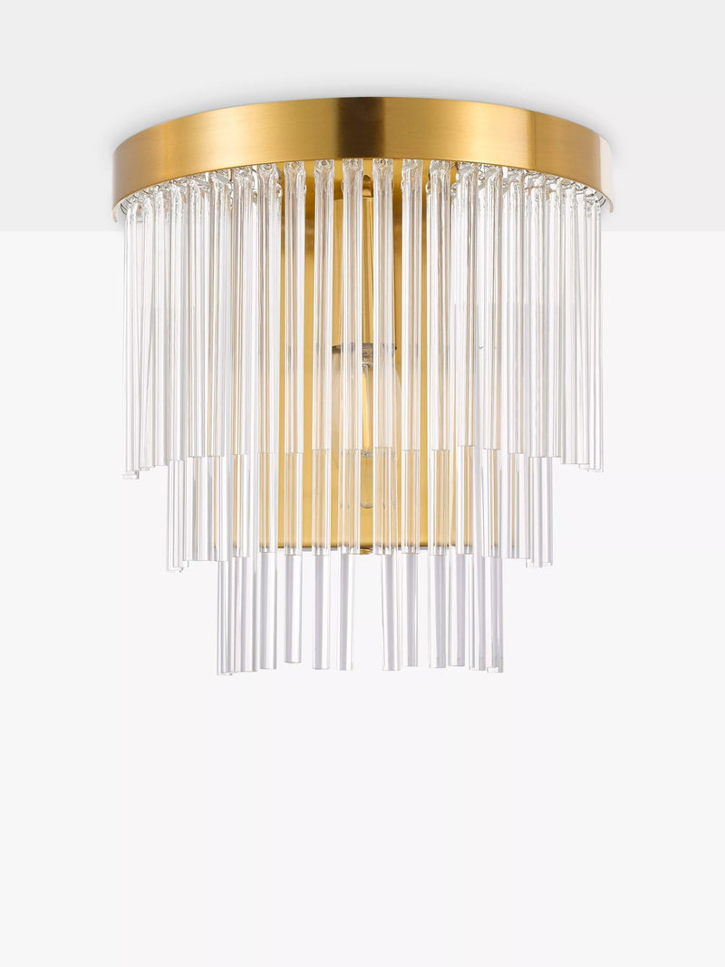 John Lewis Shiminista chandelier wall light matte brass, UK version
