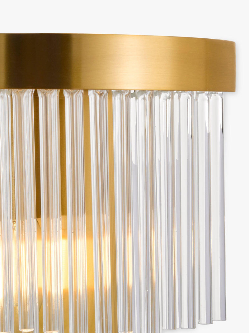 John Lewis Shiminista chandelier wall light matte brass, UK version