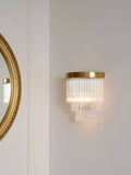 John Lewis Shiminista chandelier wall light matte brass, UK version