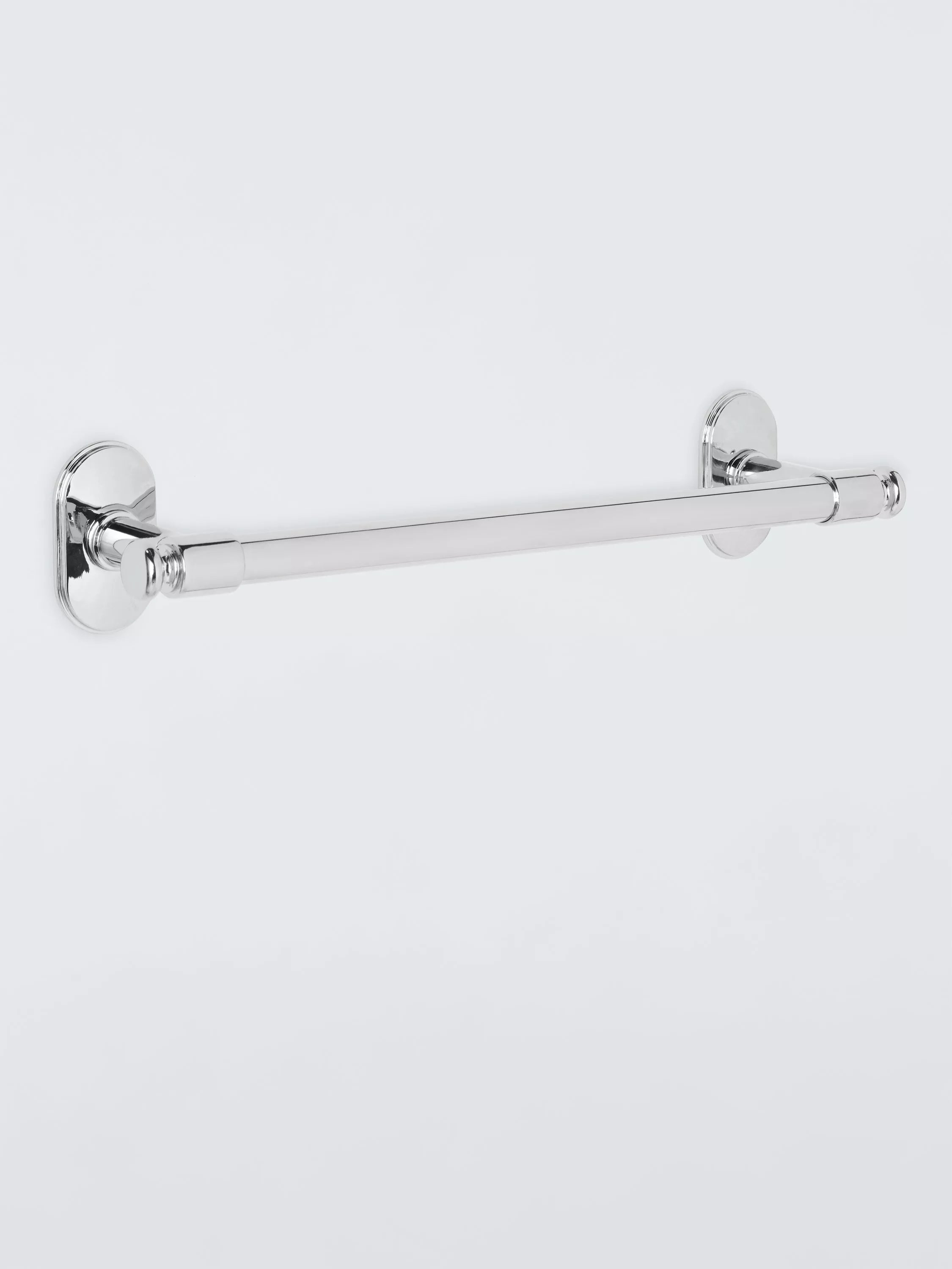 John Lewis Heritage Single Towel Rail Chrome, 32cm