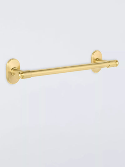 John Lewis John Lewis Heritage Single Towel Rail Chrome, 32cm- Buy online at McGrocer