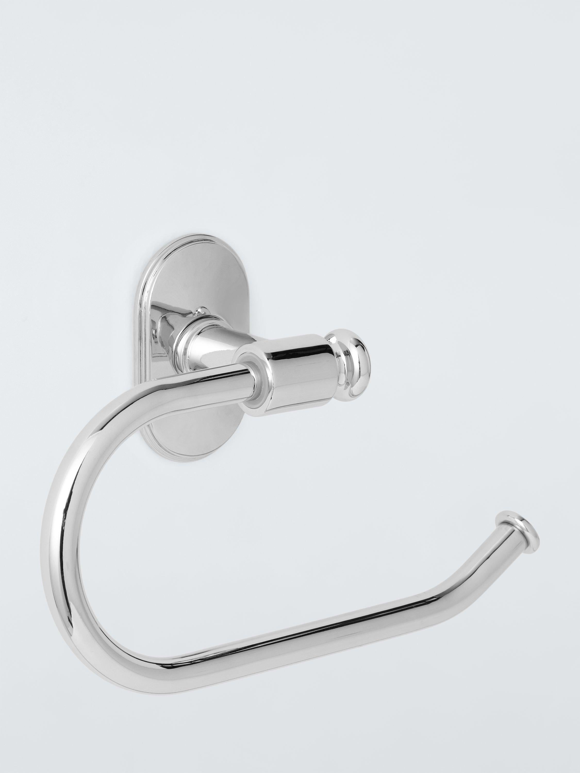 John Lewis Heritage Toilet Roll Holder Chrome finish, UK version