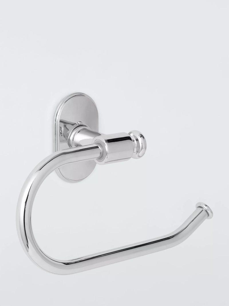 John Lewis Heritage Toilet Roll Holder Chrome finish, UK version