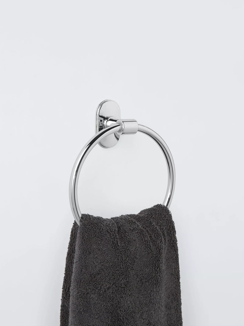 John Lewis Heritage Towel Ring stainless steel H6xW19xD22cm, imported from the UK