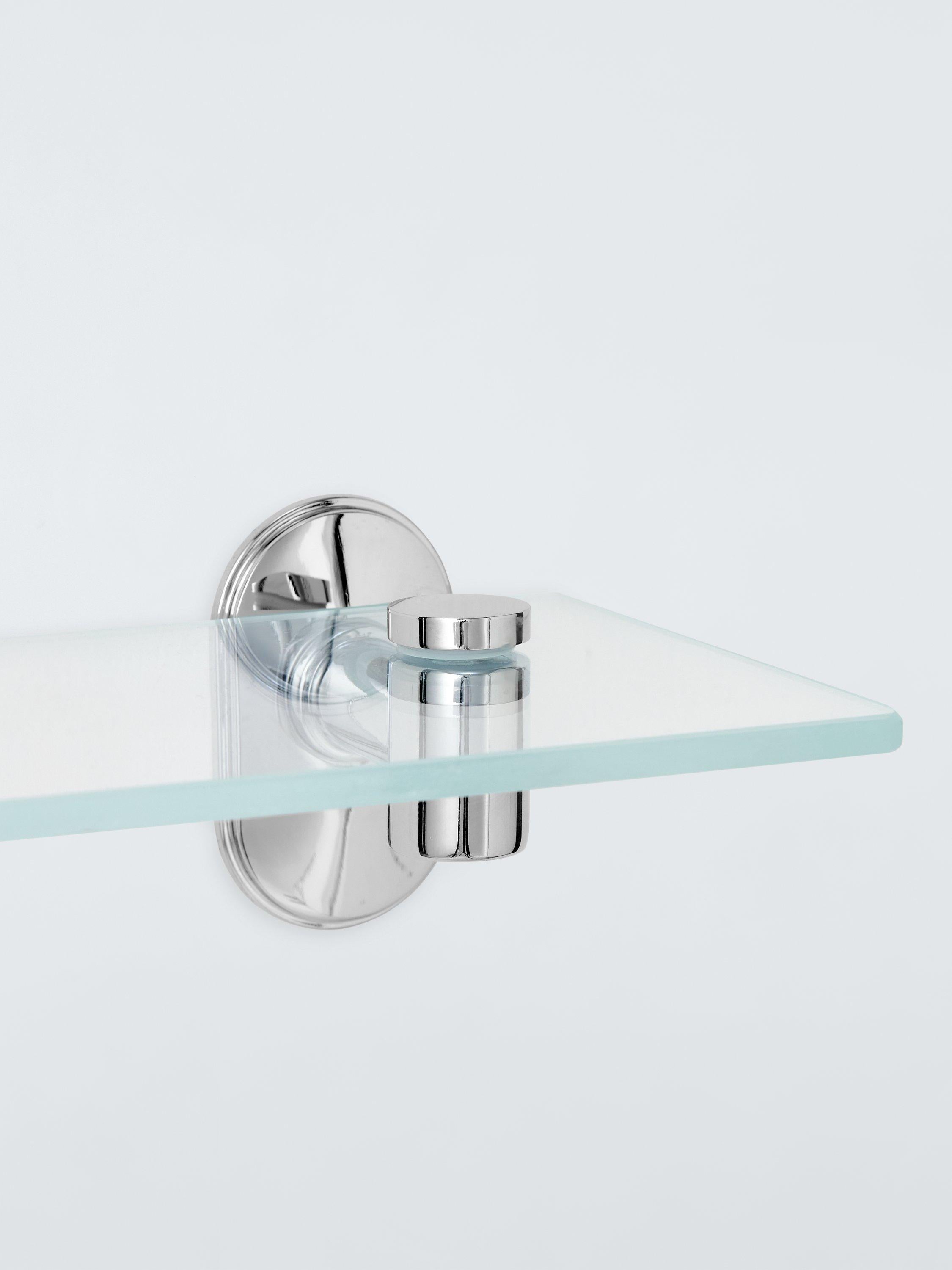 Étagère en verre Heritage John Lewis effet chromé - Produit britannique