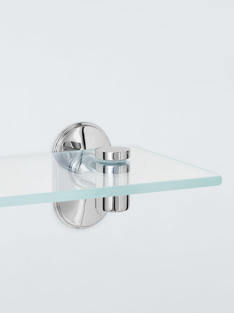 Étagère en verre Heritage John Lewis effet chromé - Produit britannique