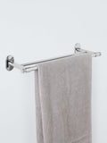 Porte-serviettes double chromé John Lewis Heritage, importé du Royaume-Uni