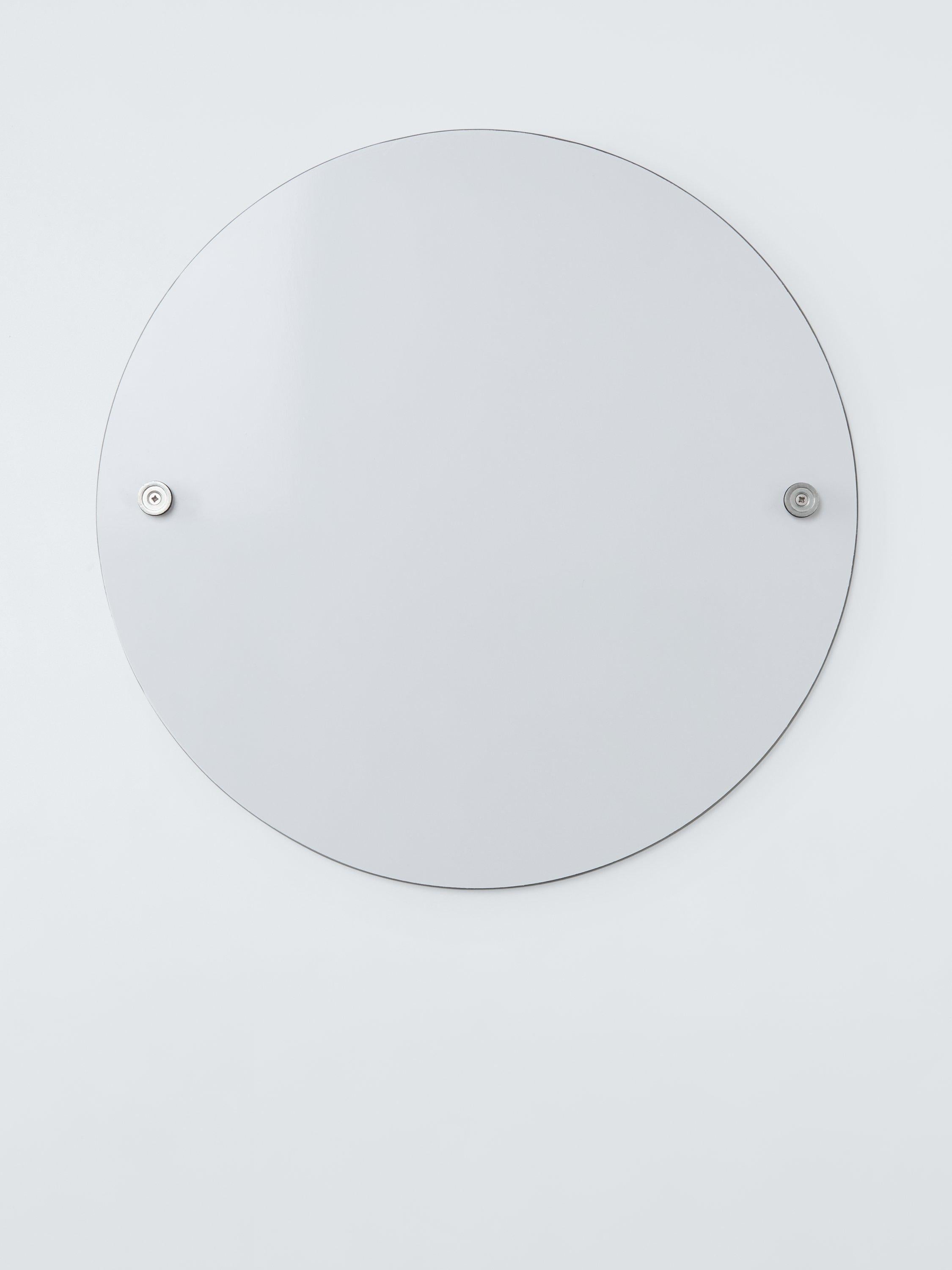 John Lewis Project round bathroom mirror 450mm - British product