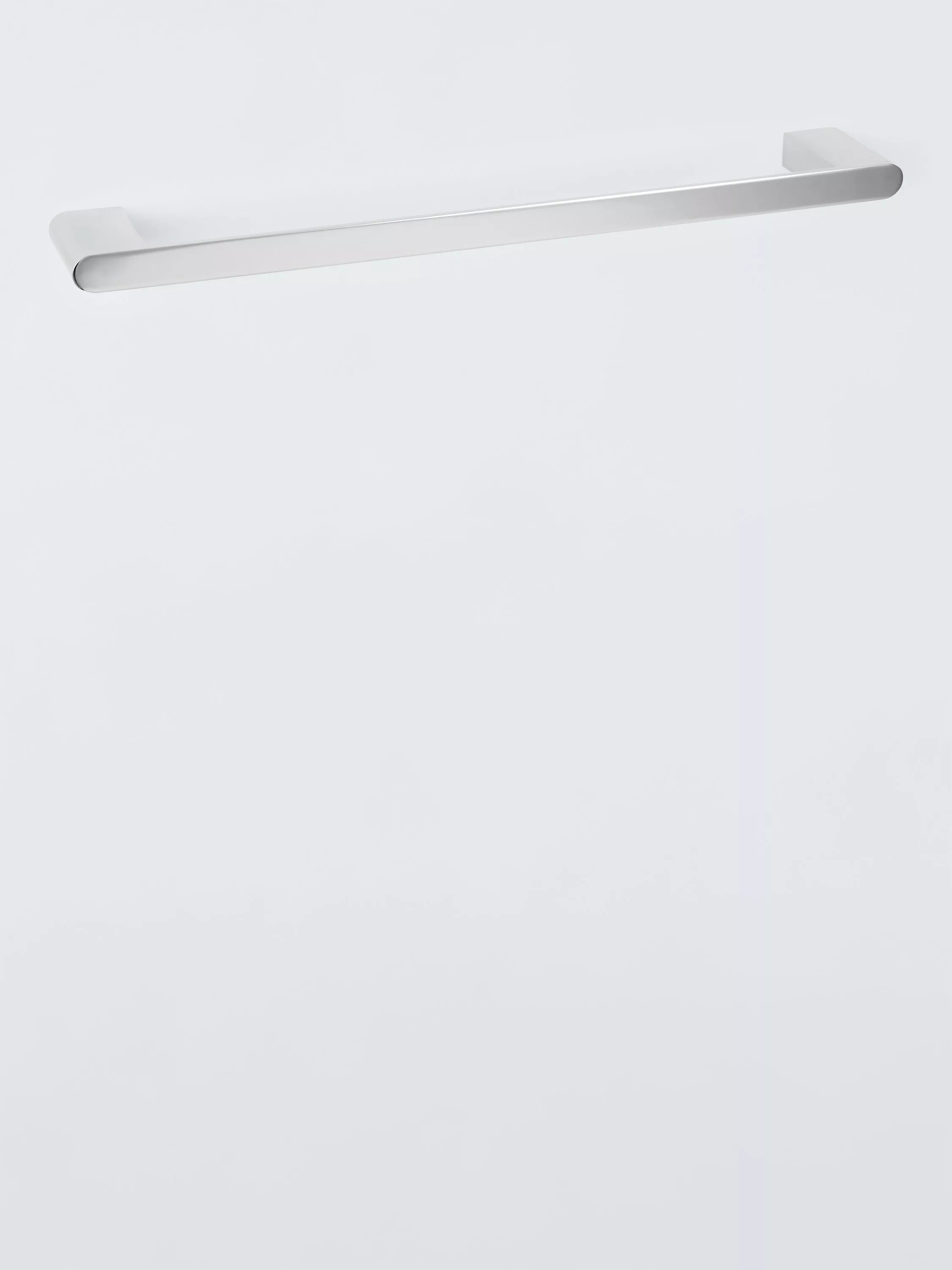 John Lewis Project Towel Rail 45cm silver chrome effect (British brand)