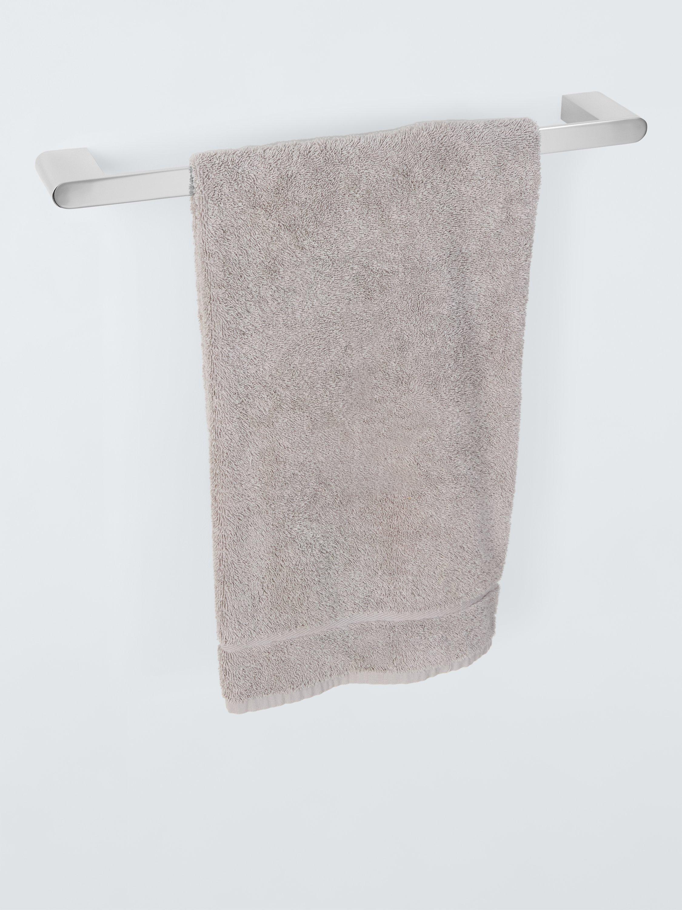 John Lewis Project Towel Rail 45cm silver chrome effect (British brand)