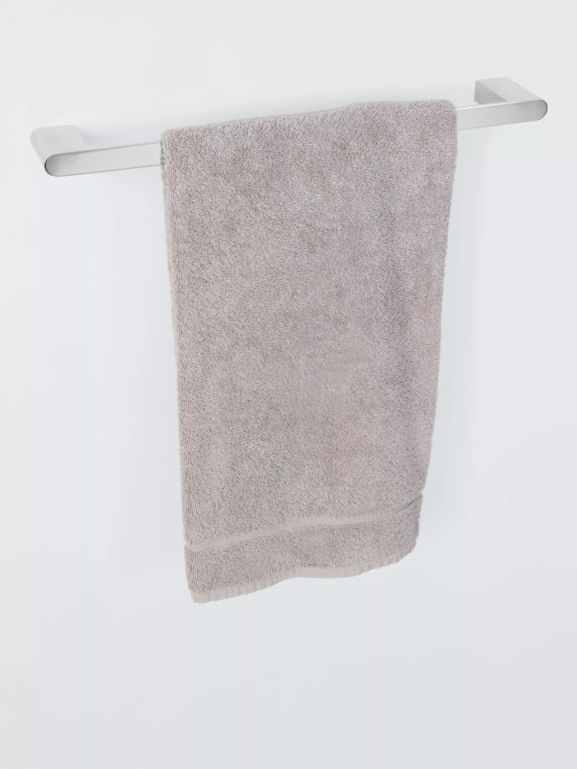 John Lewis Project Towel Rail 45cm silver chrome effect (British brand)