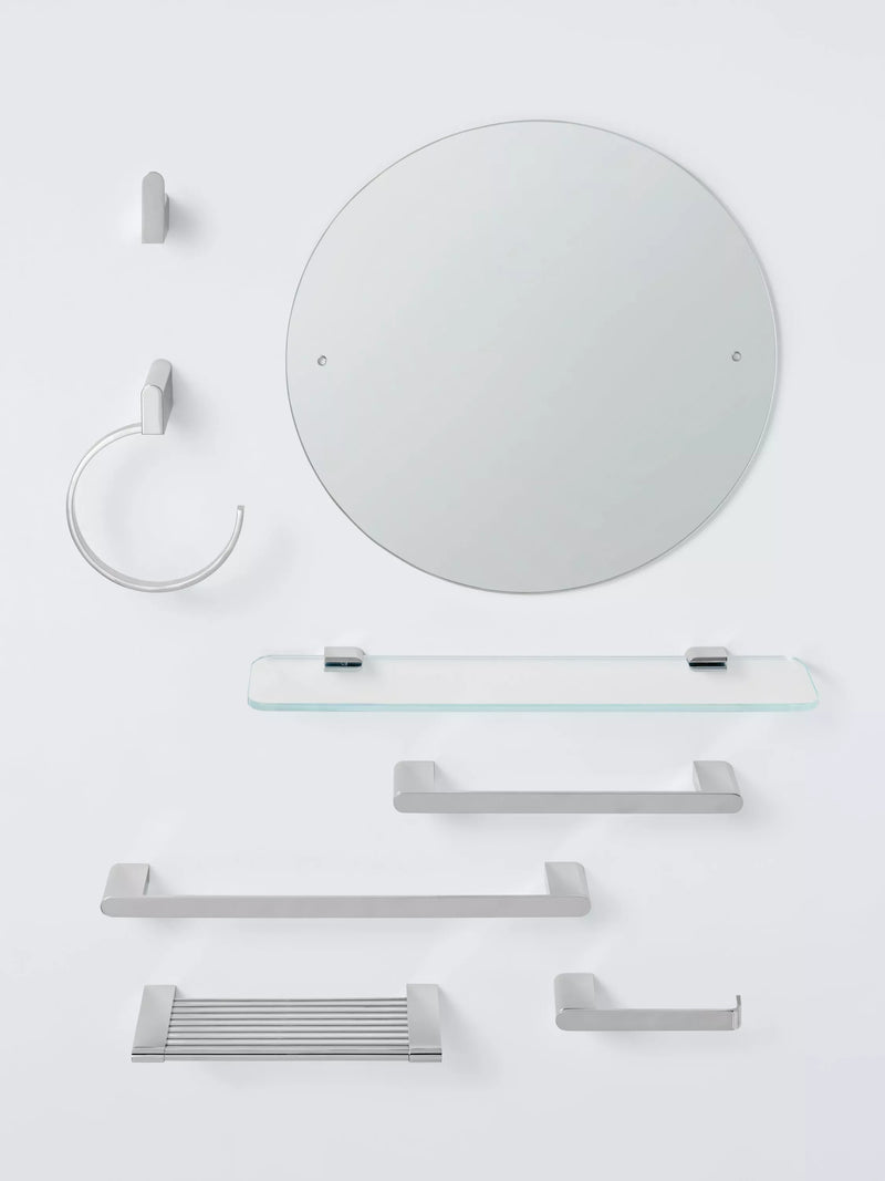 John Lewis Project towel rail chrome effect 32cm, imported from the UK