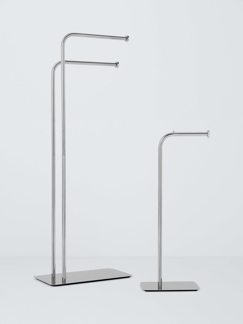 Porte-serviettes de salle de bain autoportant John Lewis Opus chromé - Produit britannique
