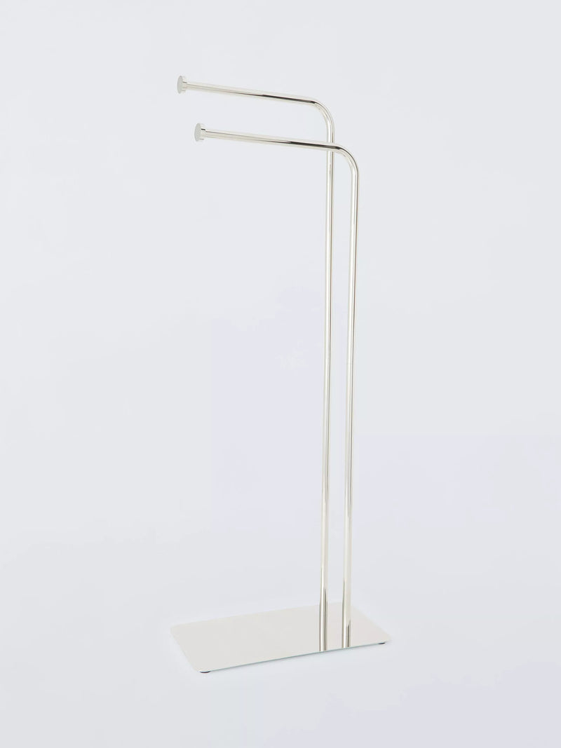 Porte-serviettes de salle de bain autoportant John Lewis Opus chromé - Produit britannique