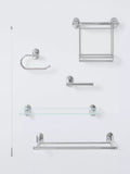 John Lewis Heritage Towel Ring stainless steel H6xW19xD22cm, imported from the UK