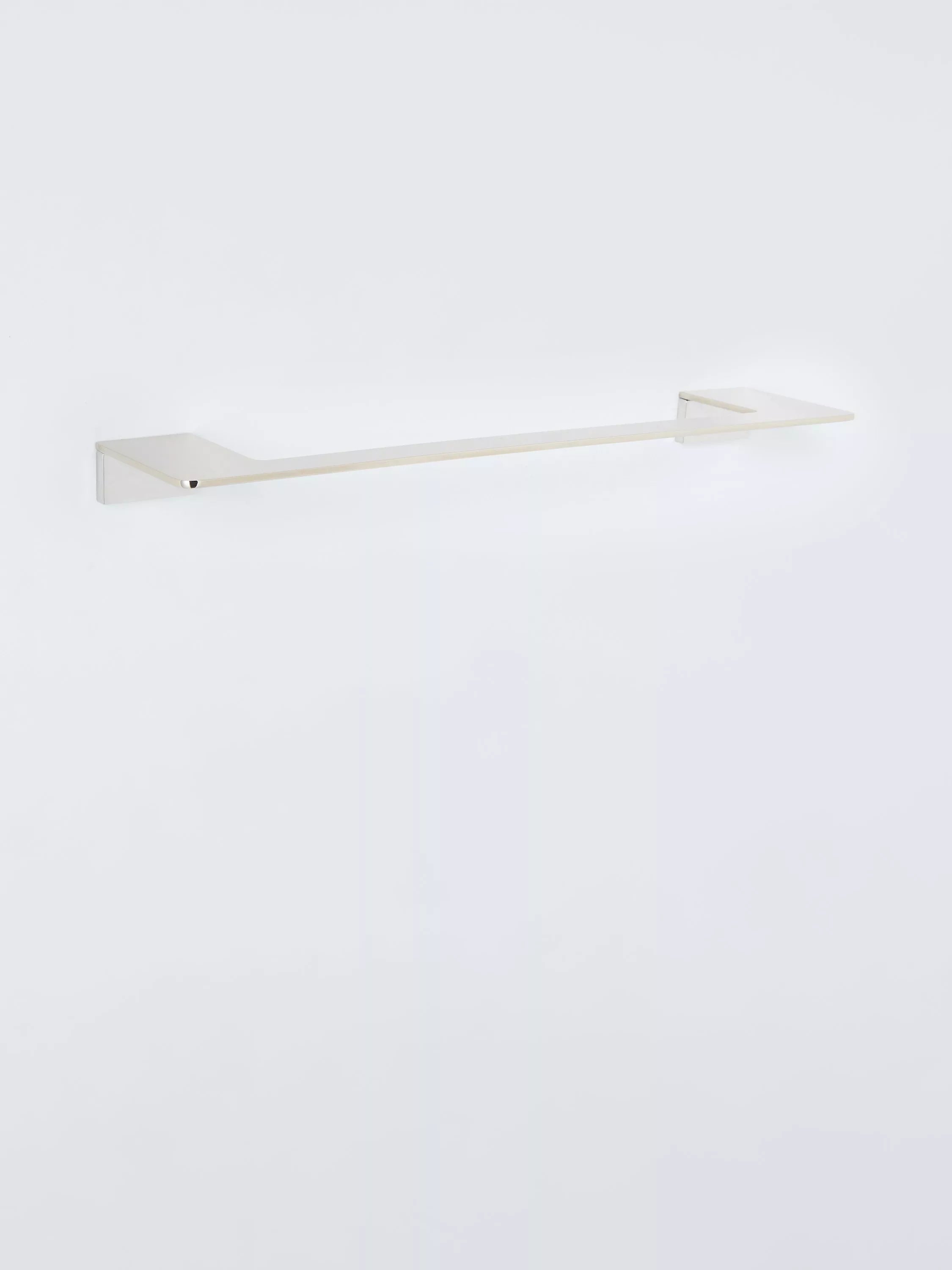 John Lewis Modernist single towel rail silver - British product