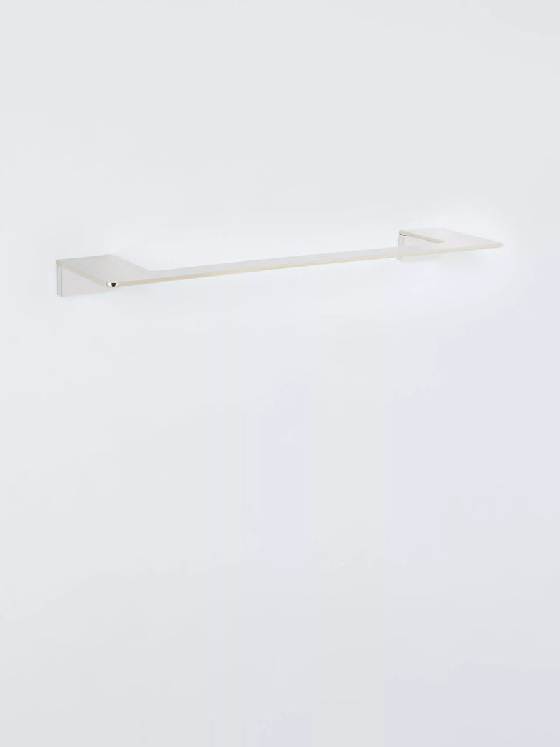 John Lewis Modernist single towel rail silver - British product