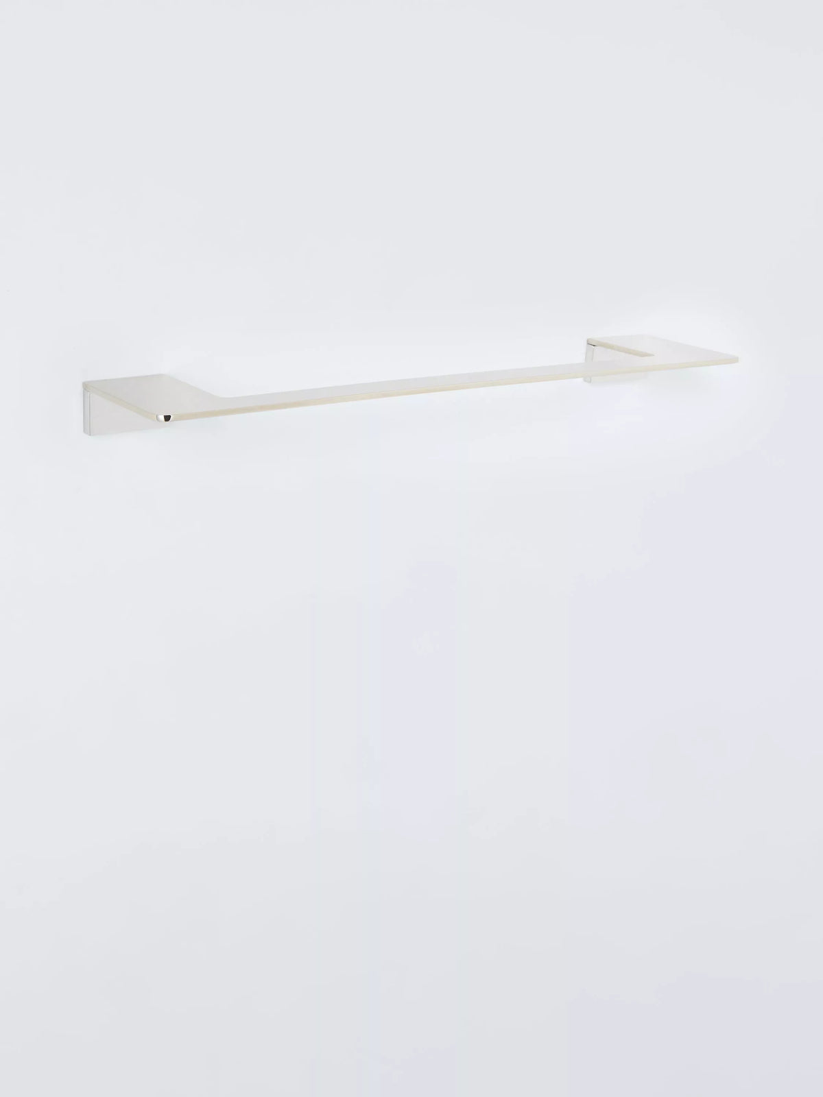 John Lewis Modernist single towel rail silver - British product
