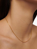 Monica Vinader Round Thin Snake Chain Necklace 41-46cm - British product