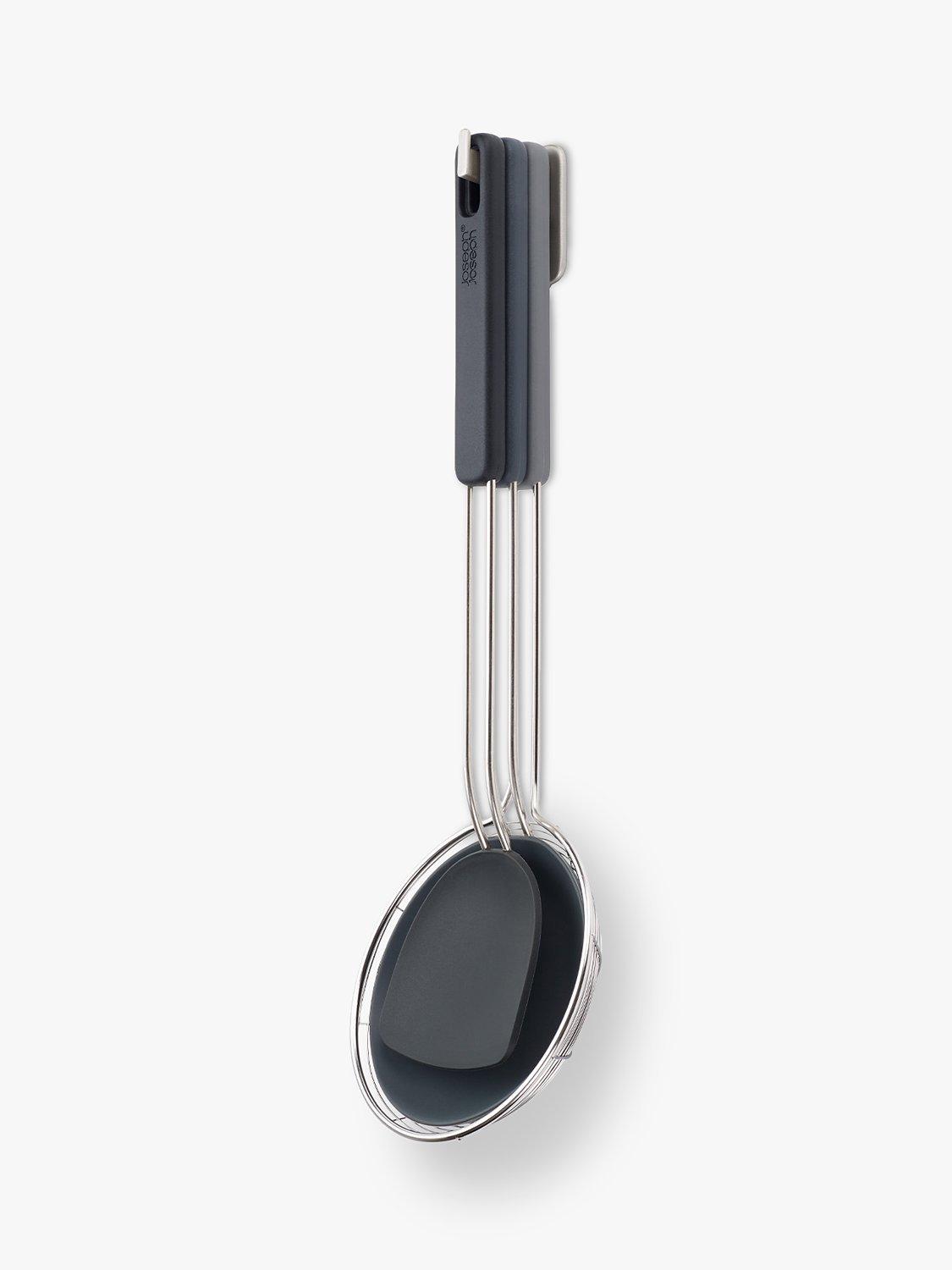 Joseph Joseph compact wok set with silicone tools and skimmer, 3 piece, UK version