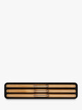 Joseph Joseph Folio bamboo chopping boards set stainless steel case - British product