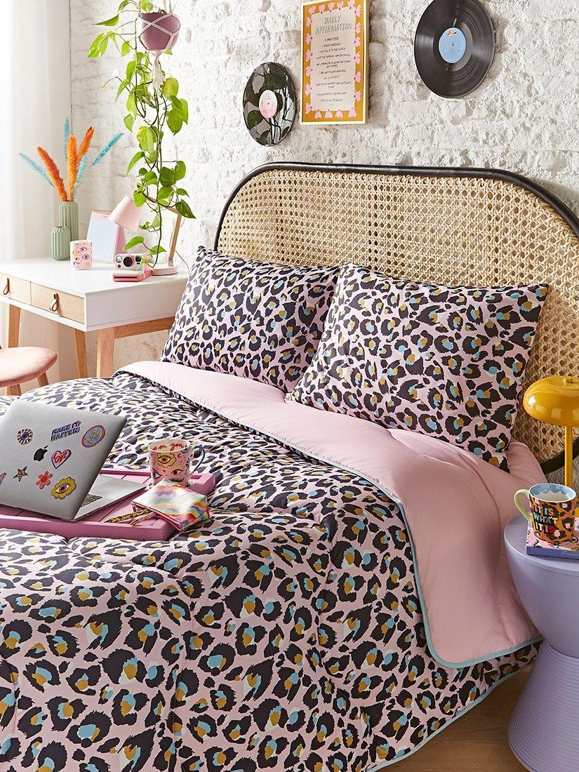 Eleanor Bowmer Coverless Duvet & Pillowcase Leopard Double - British product