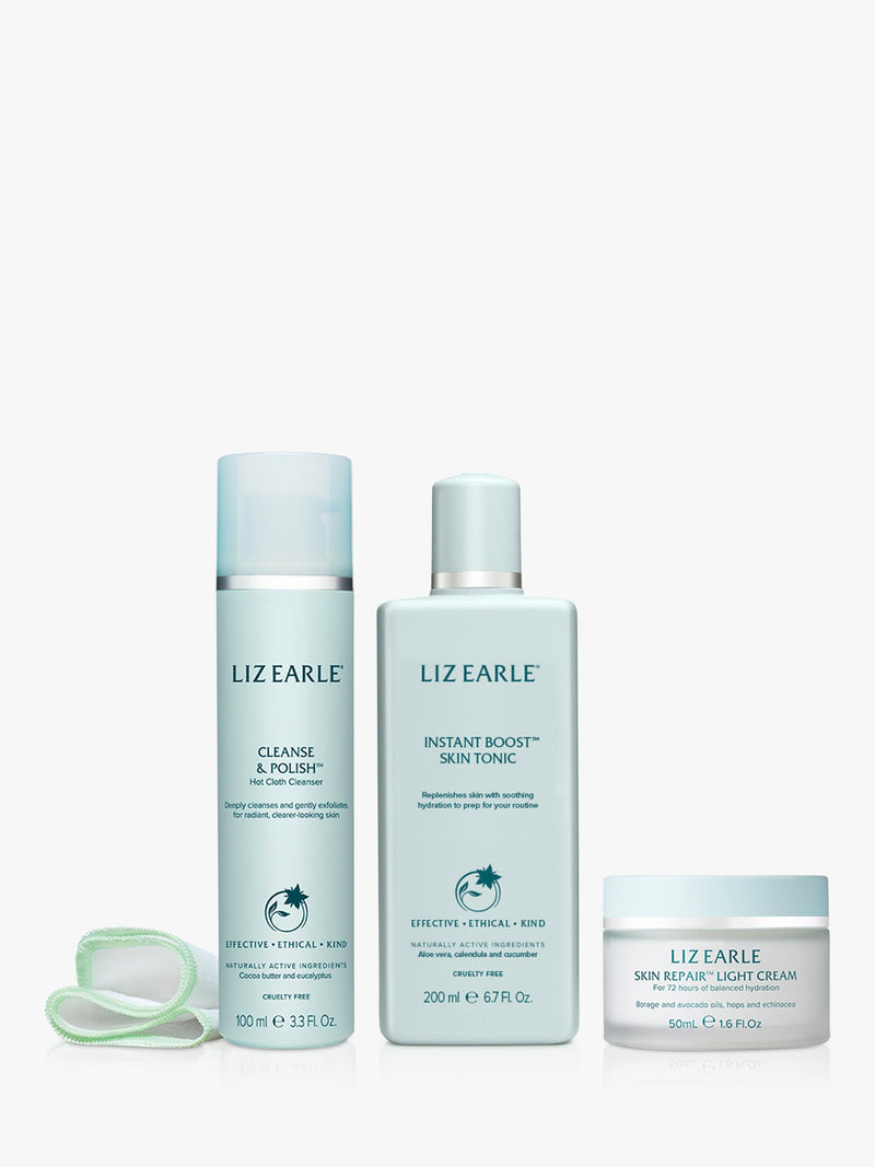 Liz Earle Hydration Boosting Routine Skincare Gift Set, UK version