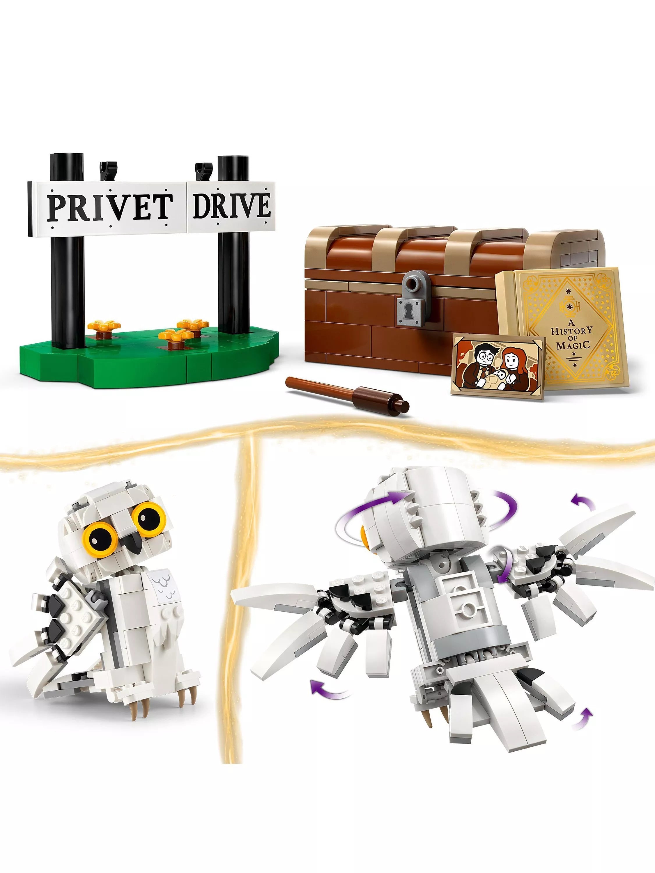 Lego Harry Potter Hedwig at 4 Privet Drive building set, UK version