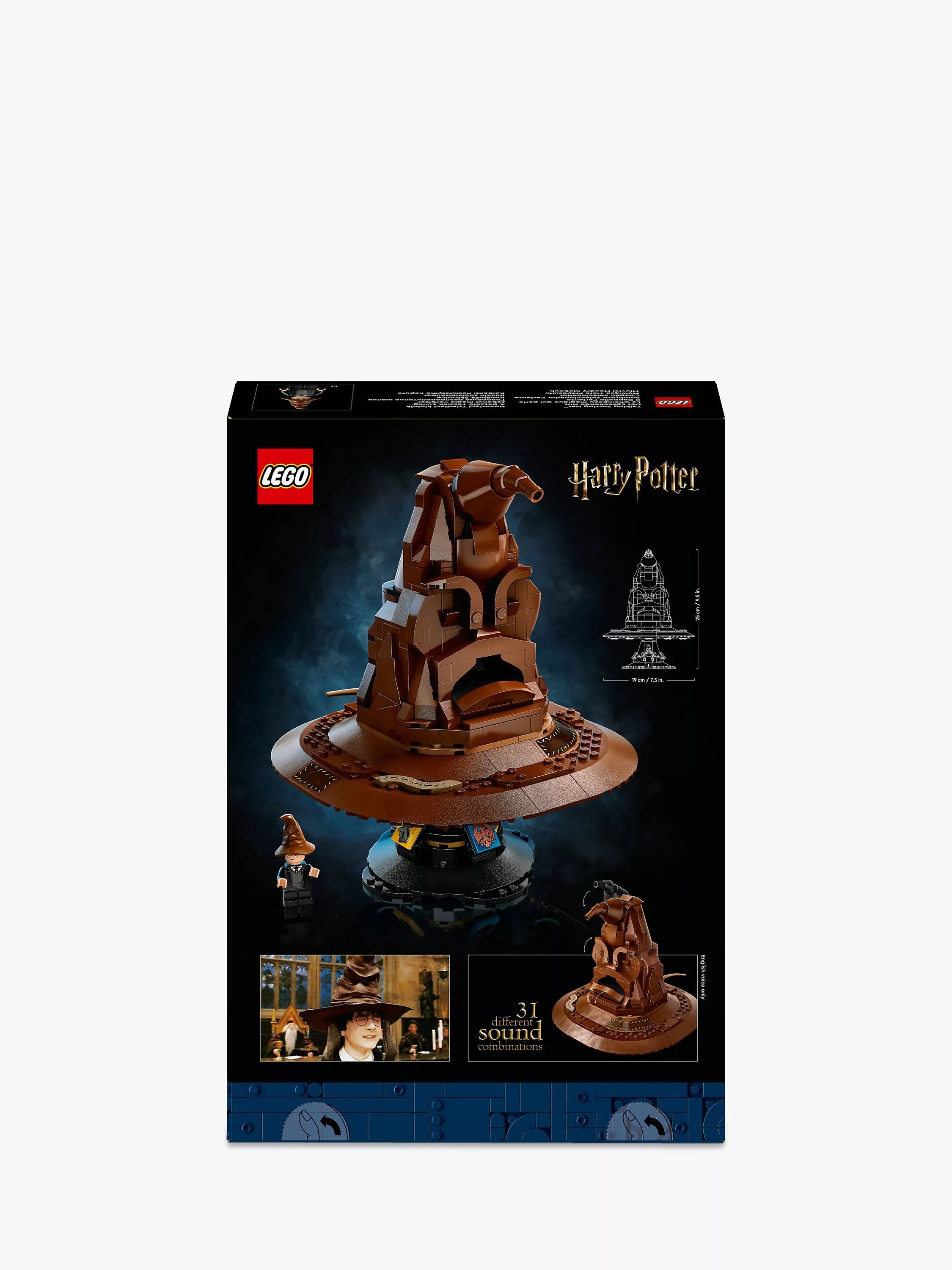 LEGO Harry Potter Talking Sorting Hat set 76429 (British brand)