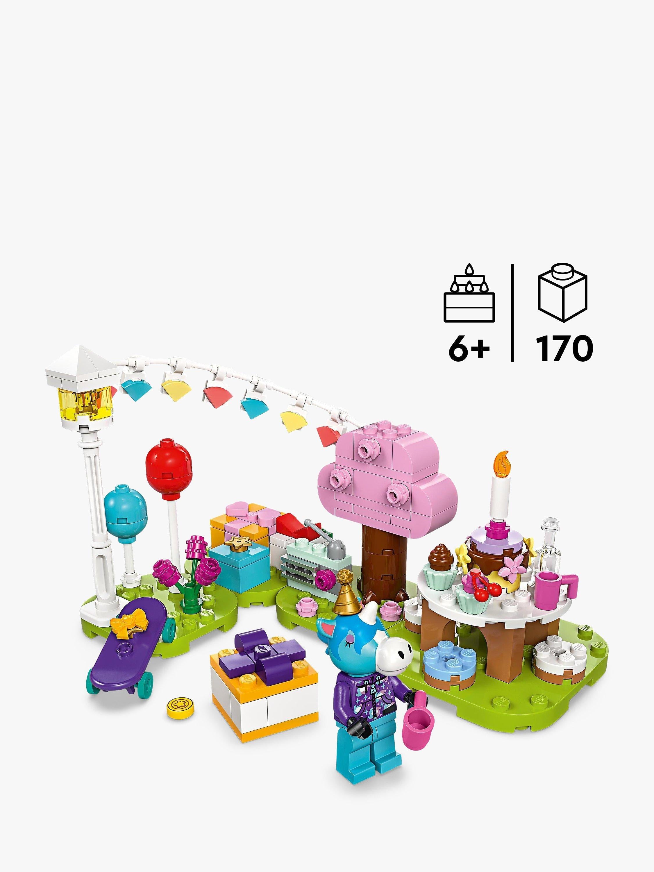 LEGO Animal Crossing birthday party set 170 pieces, imported from the UK