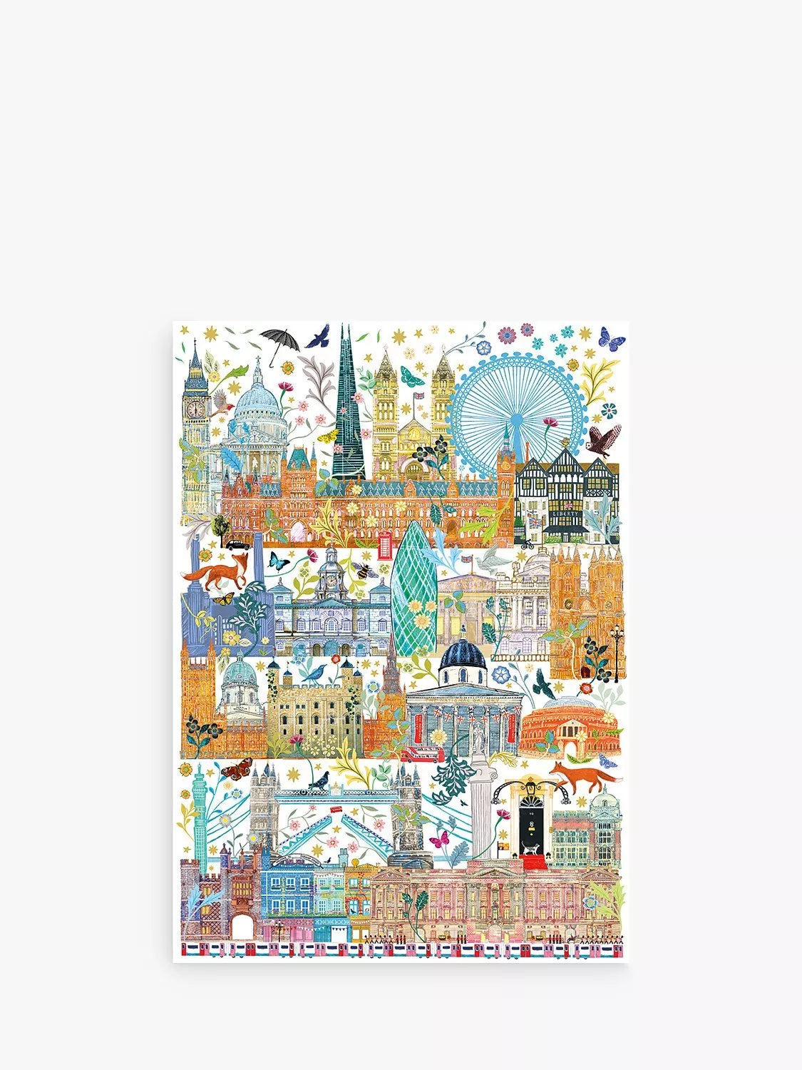 Gibsons London skyline jigsaw puzzle 1000 pieces (British brand)