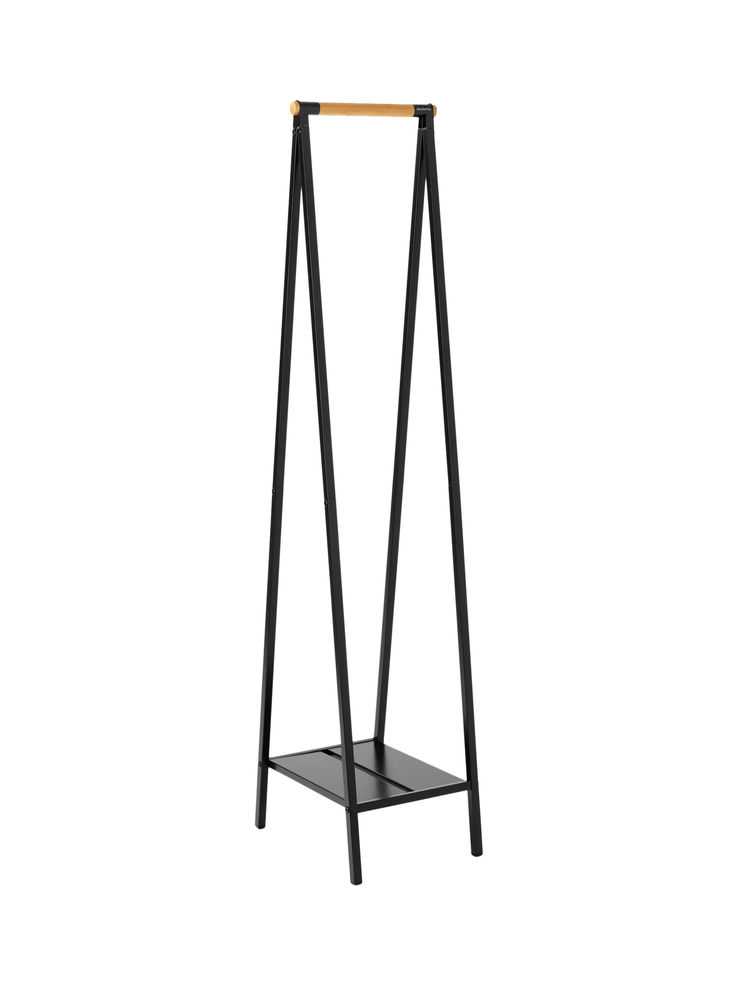 Brabantia bamboo clothes rail with shelf, UK version