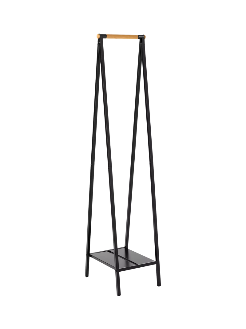 Brabantia bamboo clothes rail with shelf, UK version