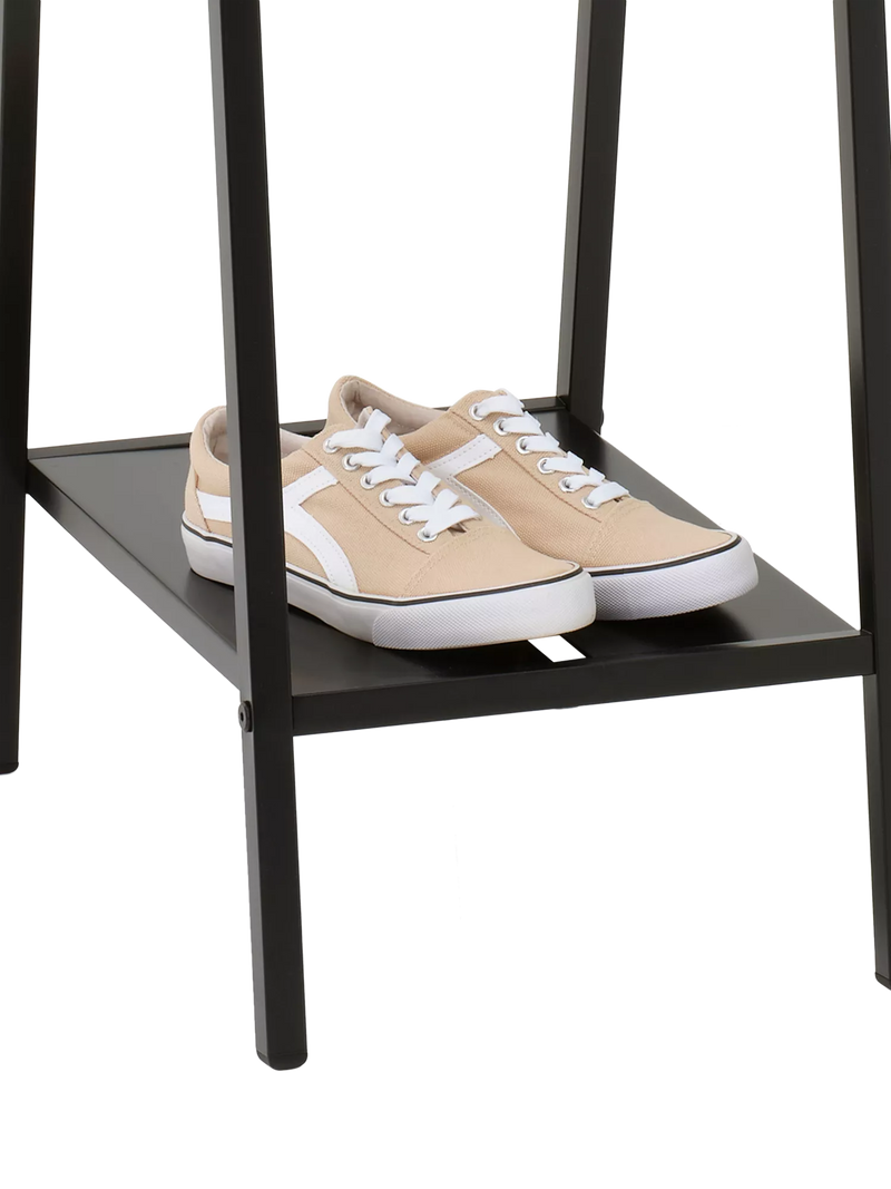 Brabantia bamboo clothes rail with shelf, UK version