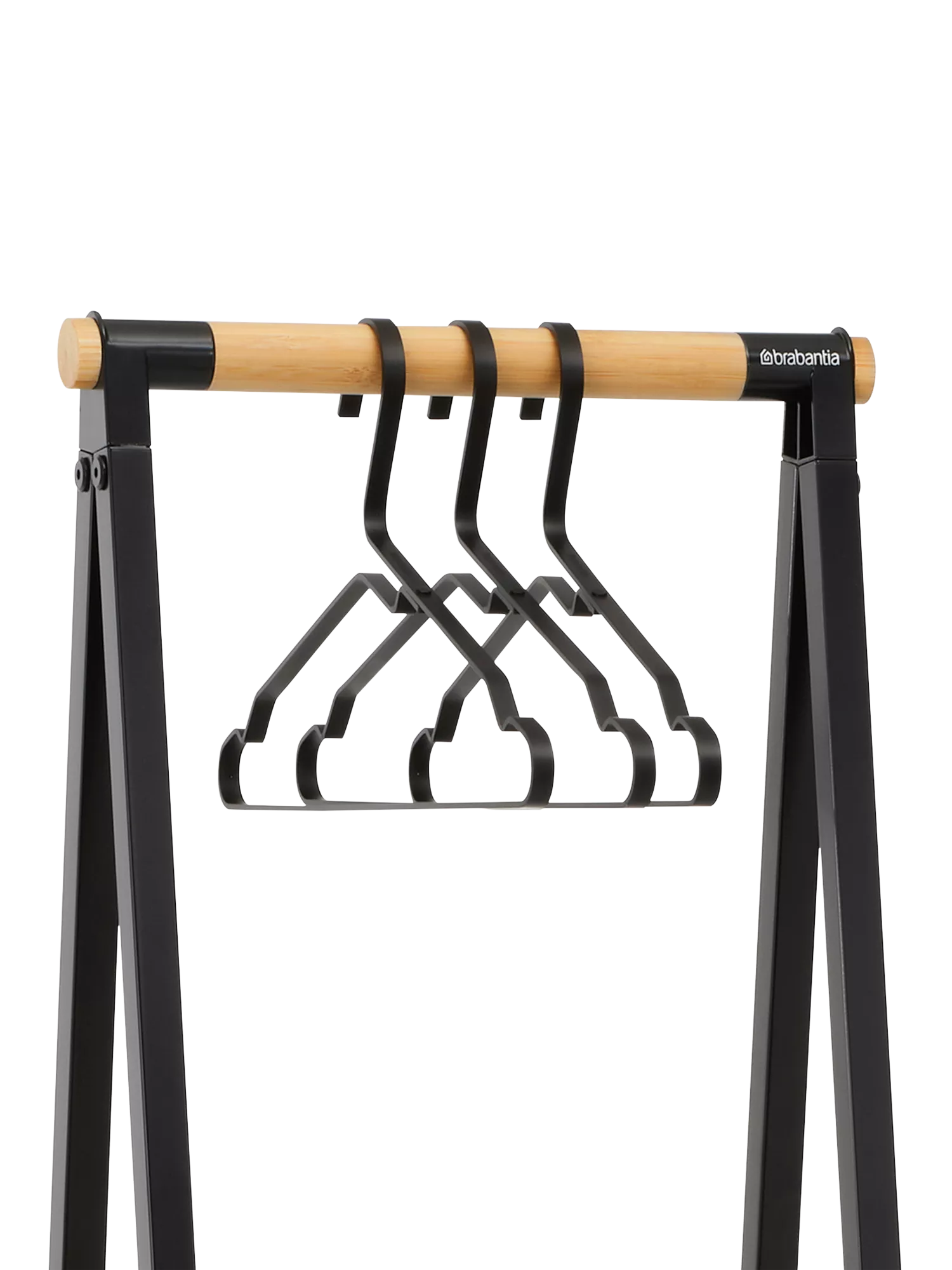 Brabantia bamboo clothes rail with shelf, UK version