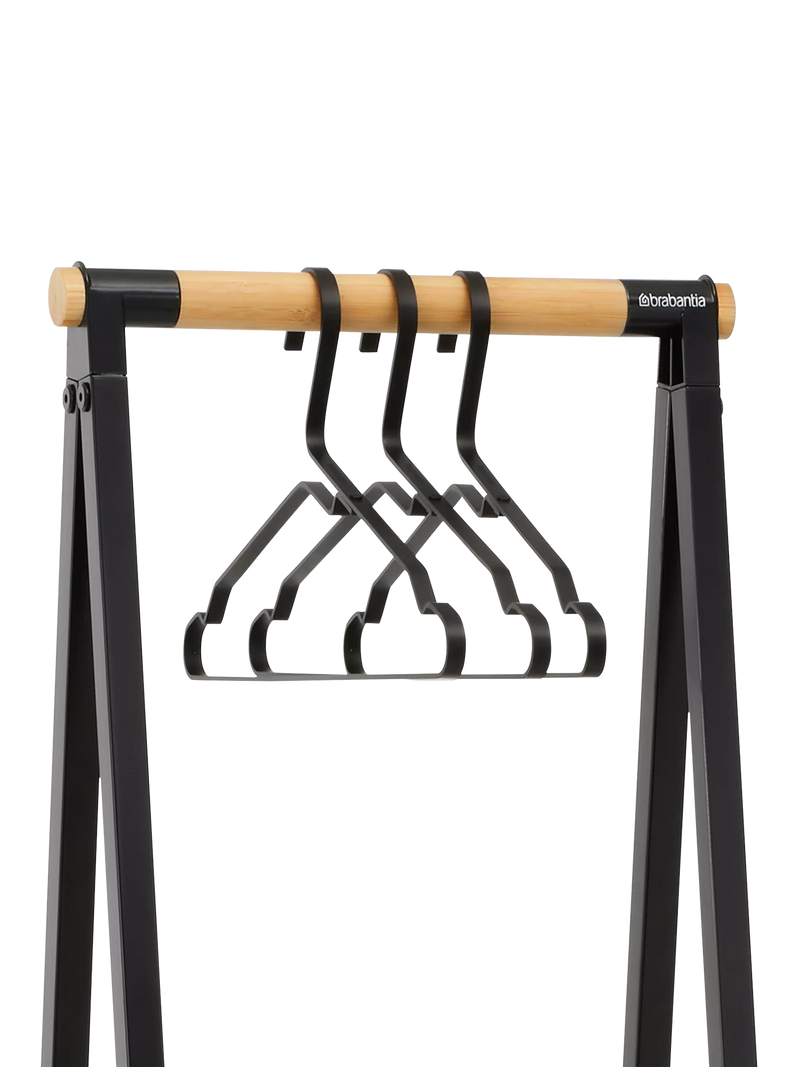 Brabantia bamboo clothes rail with shelf, UK version