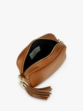 Apatchy London leather crossbody bag with spots (British brand)