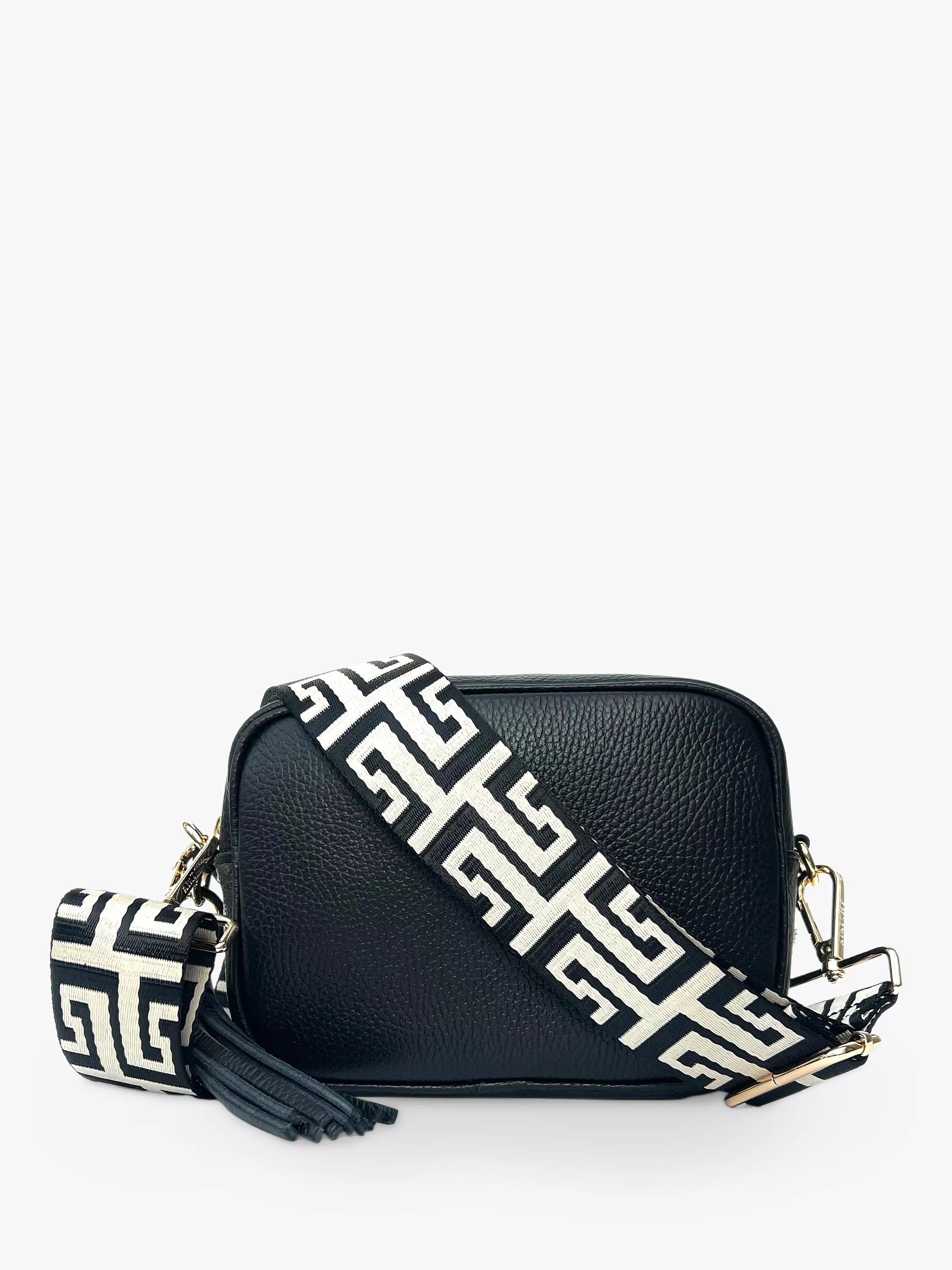 Apatchy London Maze Strap leather crossbody bag small, UK version