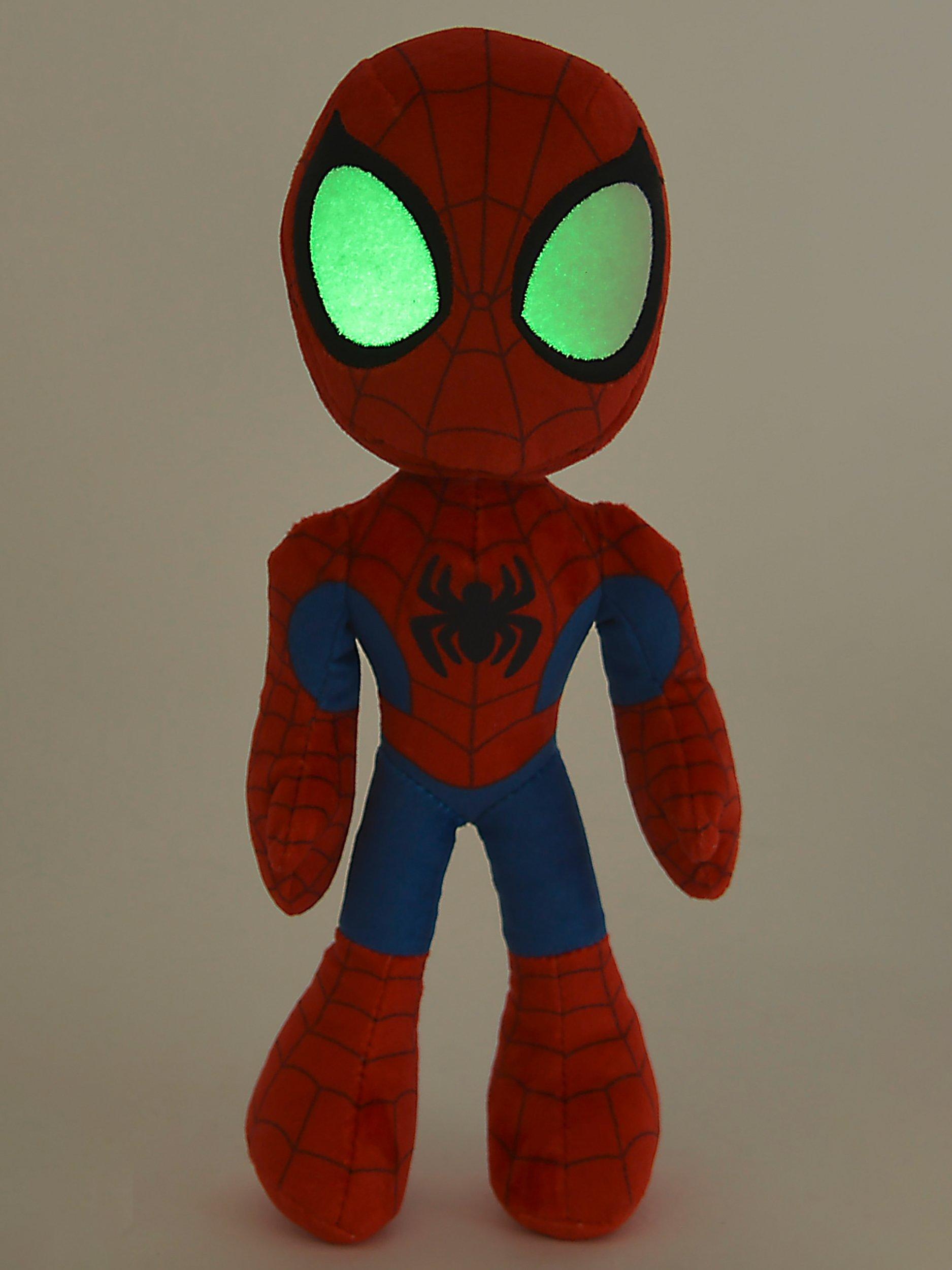 Spidey und seine erstaunlichen Freunde, Plüschtier mit Leuchtaugen, 25 cm, importiert aus Großbritannien