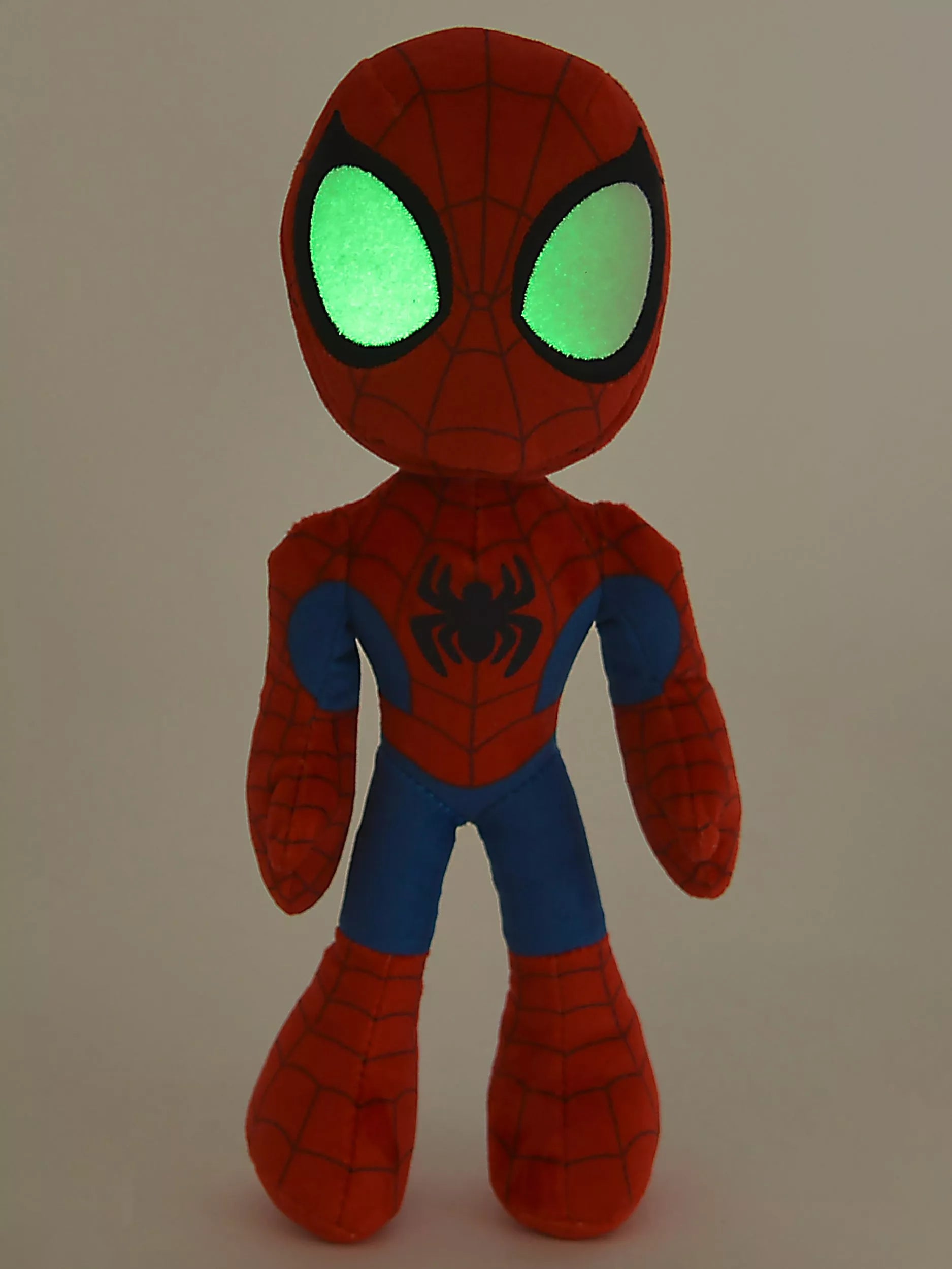 Spidey and His Amazing Friends glow in the dark eyes plush toy 25cm, imported from the UK