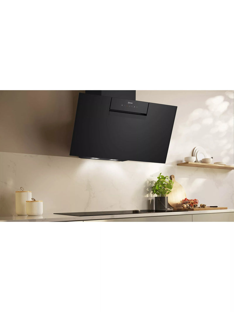 Neff angled chimney cooker hood 80cm black (British brand)