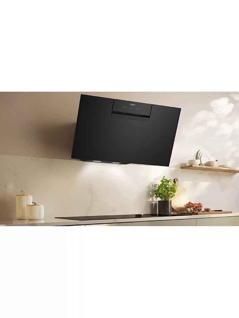Neff angled chimney cooker hood 80cm black (British brand)
