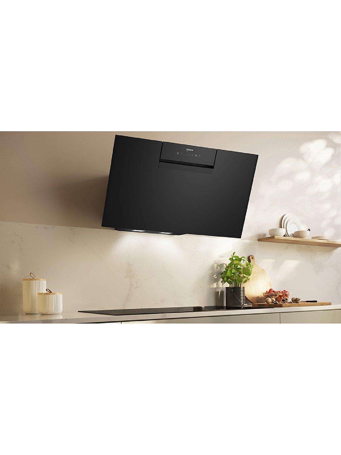 Neff angled chimney cooker hood 80cm black (British brand)