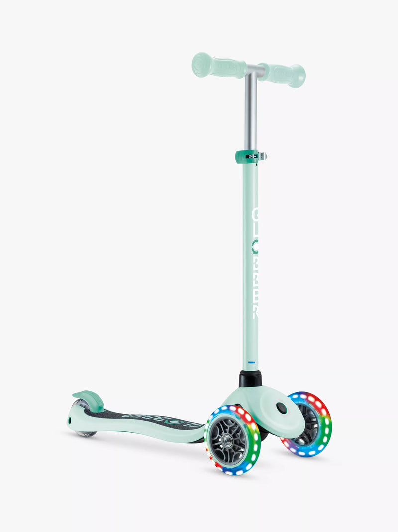 Globber Primo Lights Kids' Scooter - Pastel Pink