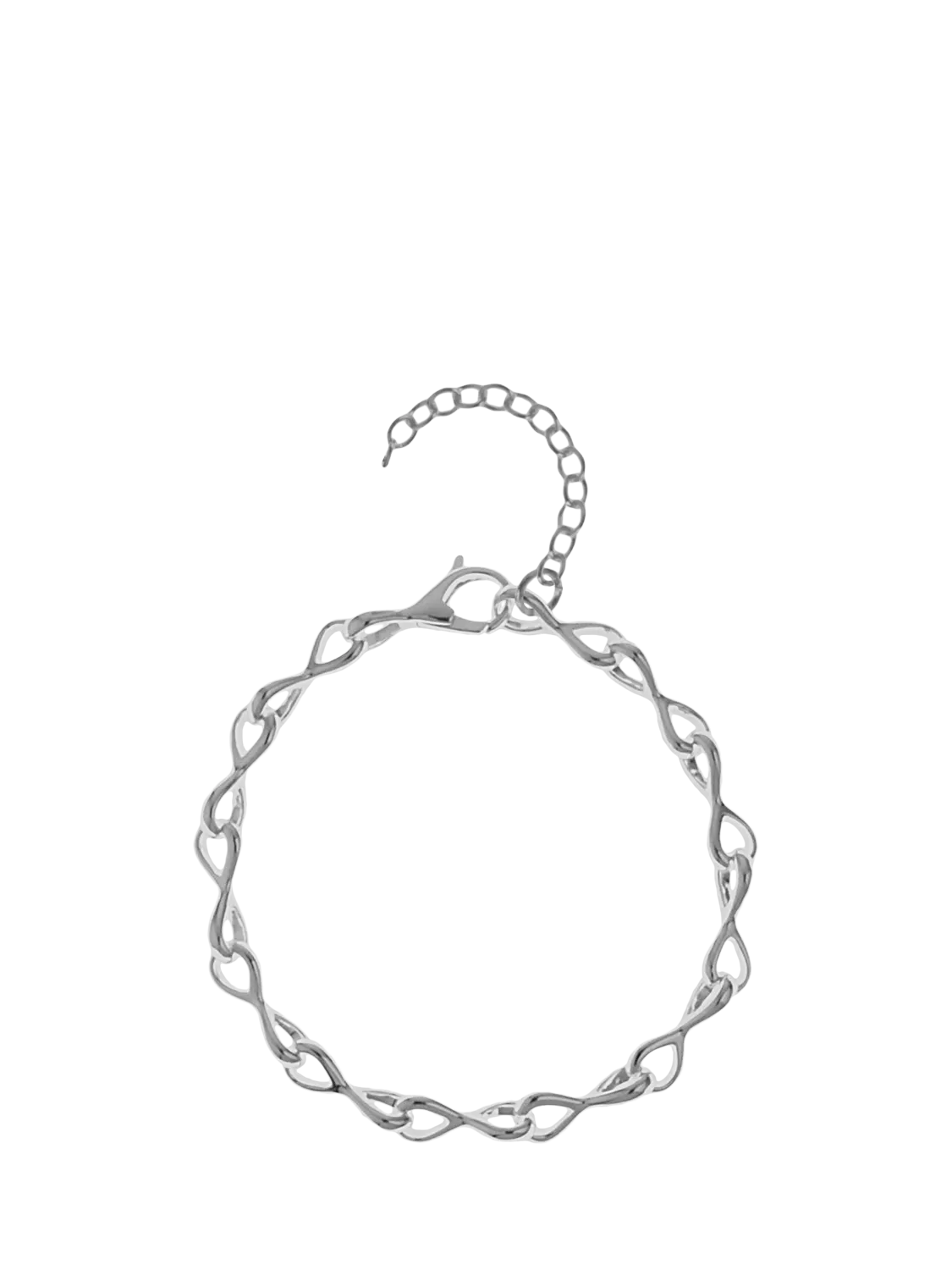 Nina B sterling silver keyhole bracelet, imported from the UK