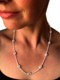 Nina B Lantern Necklace Silver Sterling Silver, imported from the UK