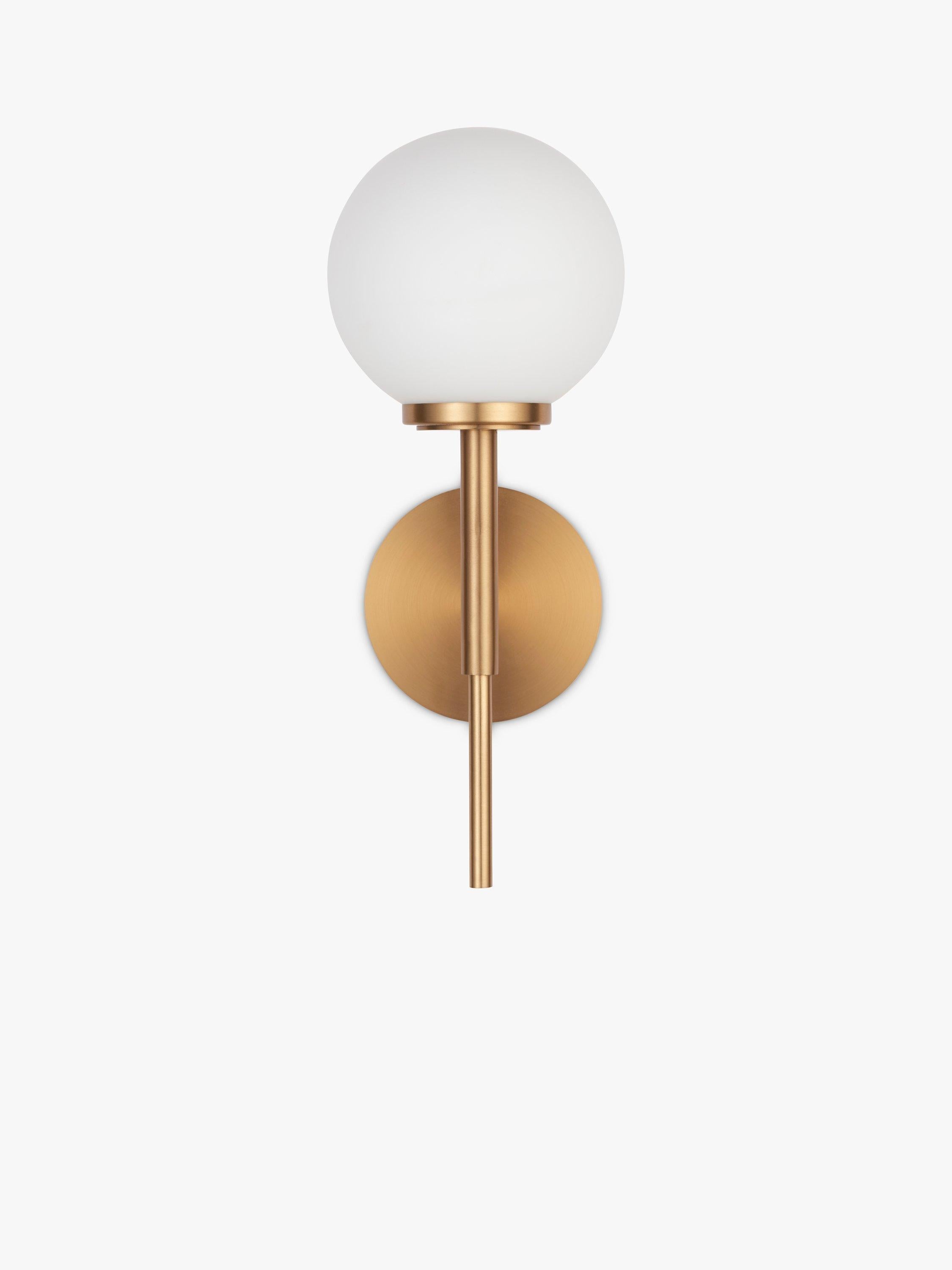 John Lewis Fredriksberg wall light antique finish, imported from the UK